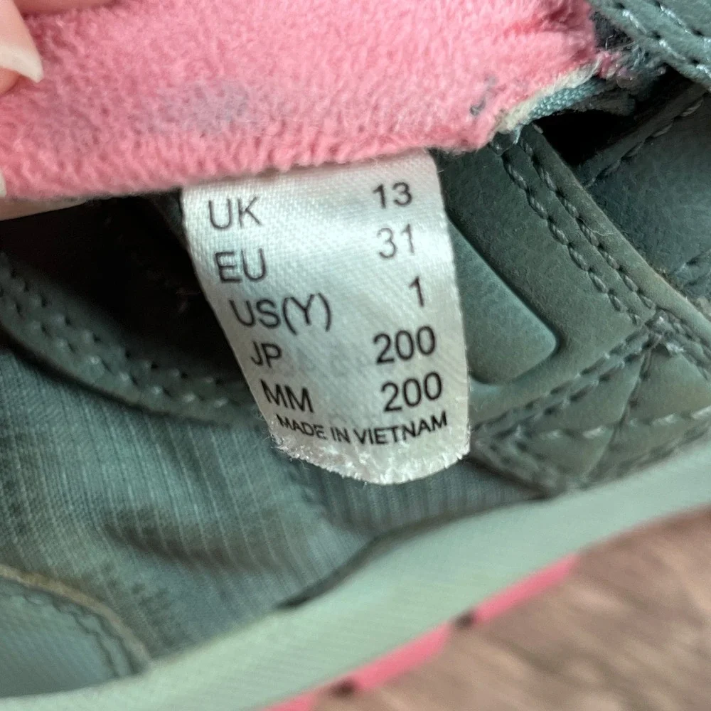 Helly Hansen Winter Boots Kids Teal Green Pink Waterproof Primaloft 11645 Size 1